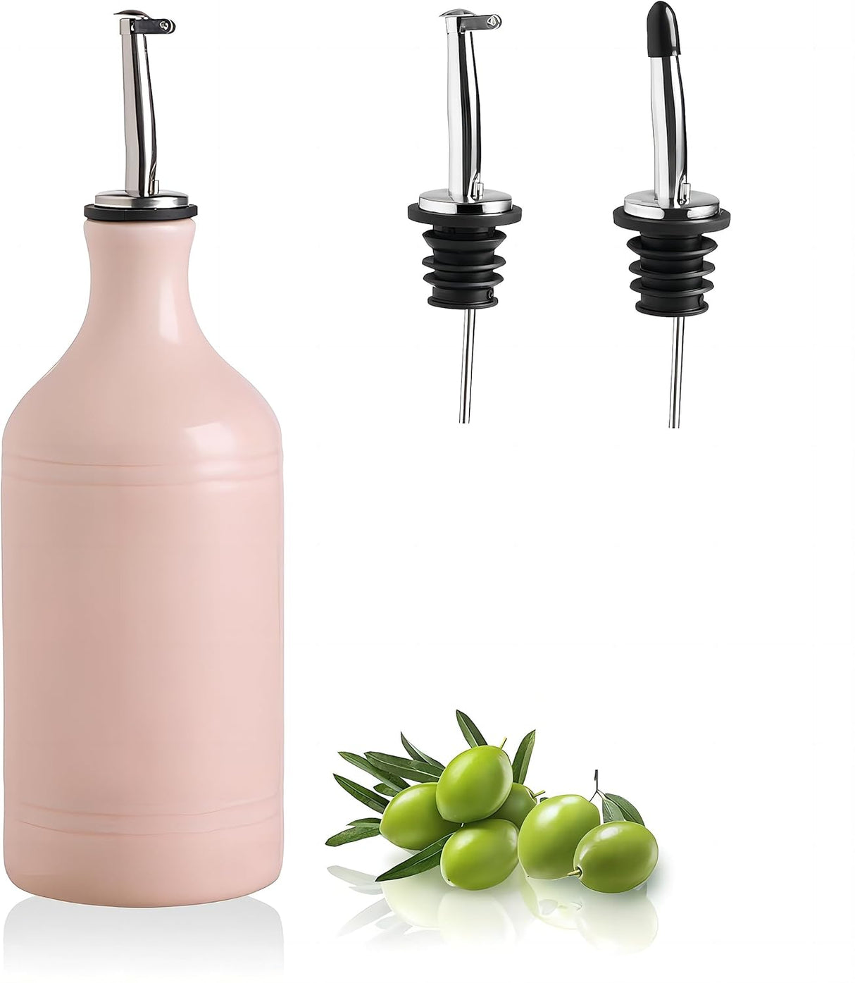 Sweejar Ceramic Olive Oil Dispenser Bottle | Storage Oil, Vinegar, Coffee Syrups