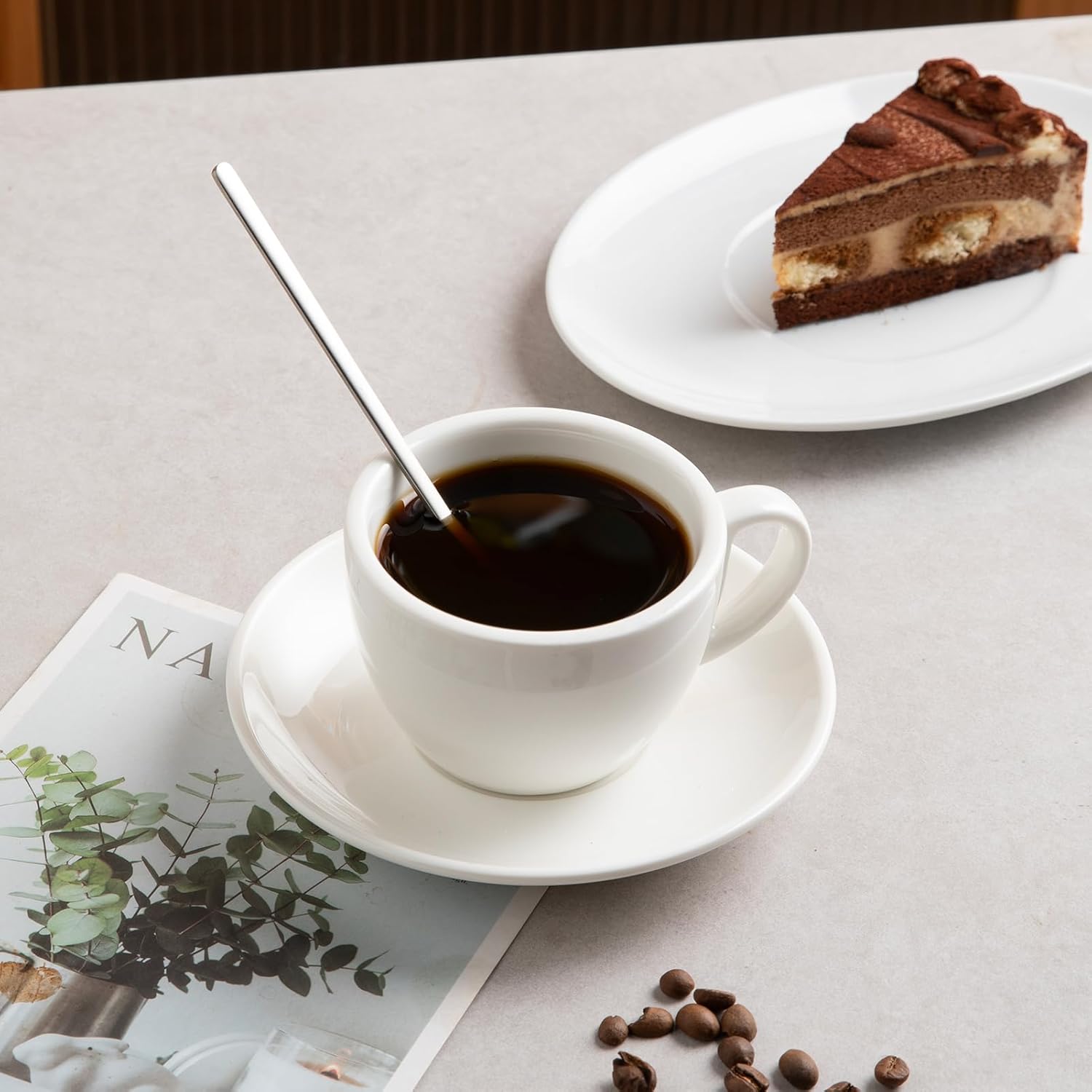 Sweejar Stainless Steel Espresso Coffee Spoons | Coffee Sugar | Dessert | Cake | Ice Cream