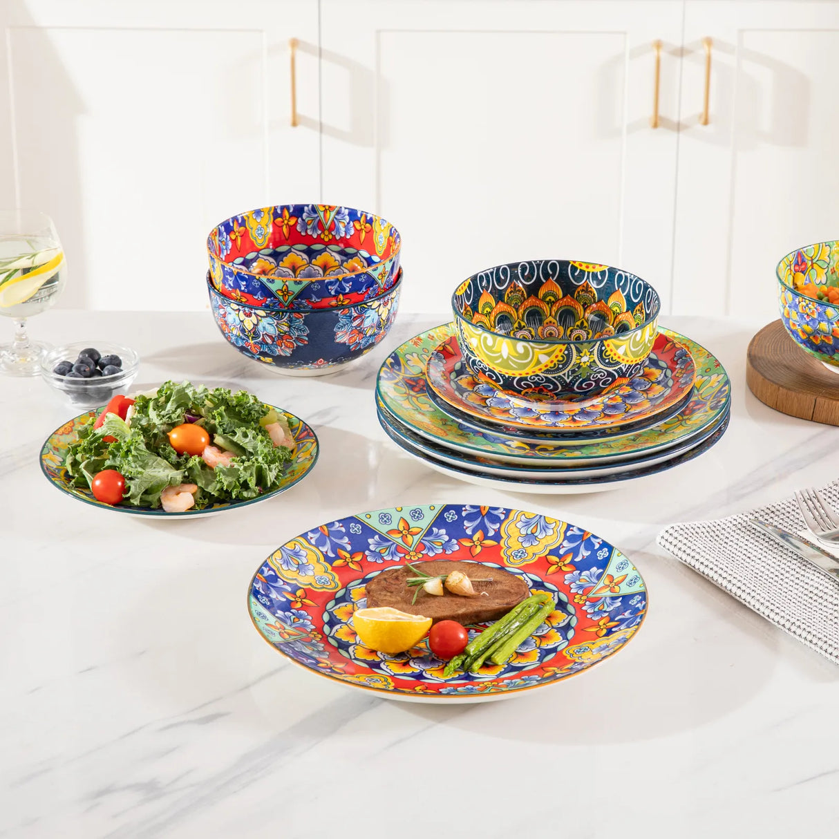 Sweejar Ceramic Dinnerware Sets | Bohemia