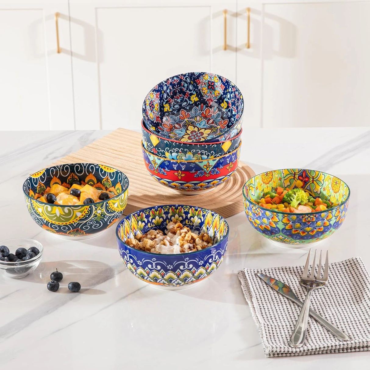 Sweejar Bohemia Cereal Bowls Set of 6
