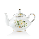 Sweejar Ceramic Teapot with Infuser | Blooming, Loose Tea, Coffee Pot