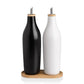 Sweejar Matte Ceramic Olive Oil Dispenser with Spout | 17 Oz