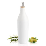 Sweejar Matte Ceramic Olive Oil Dispenser with Spout | 17 Oz