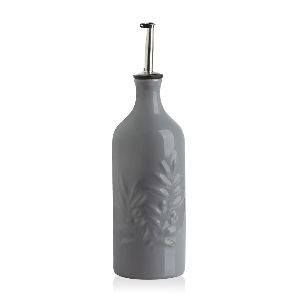 Sweejar Ceramic Olive Oil Dispenser Bottle | Storage Oil, Vinegar, Soy Sauce, Coffee Syrup, Liquids