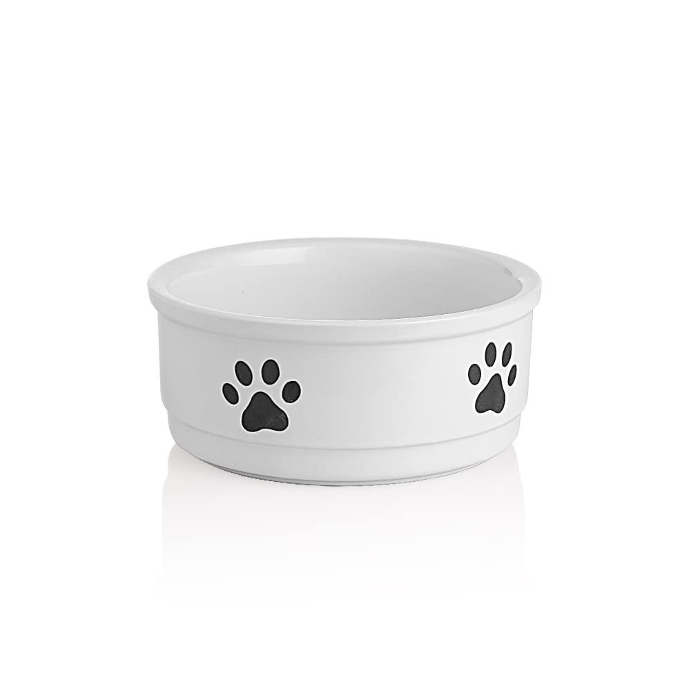 Sweejar Ceramic Dog Bowl |  Porcelain Pet Bowl