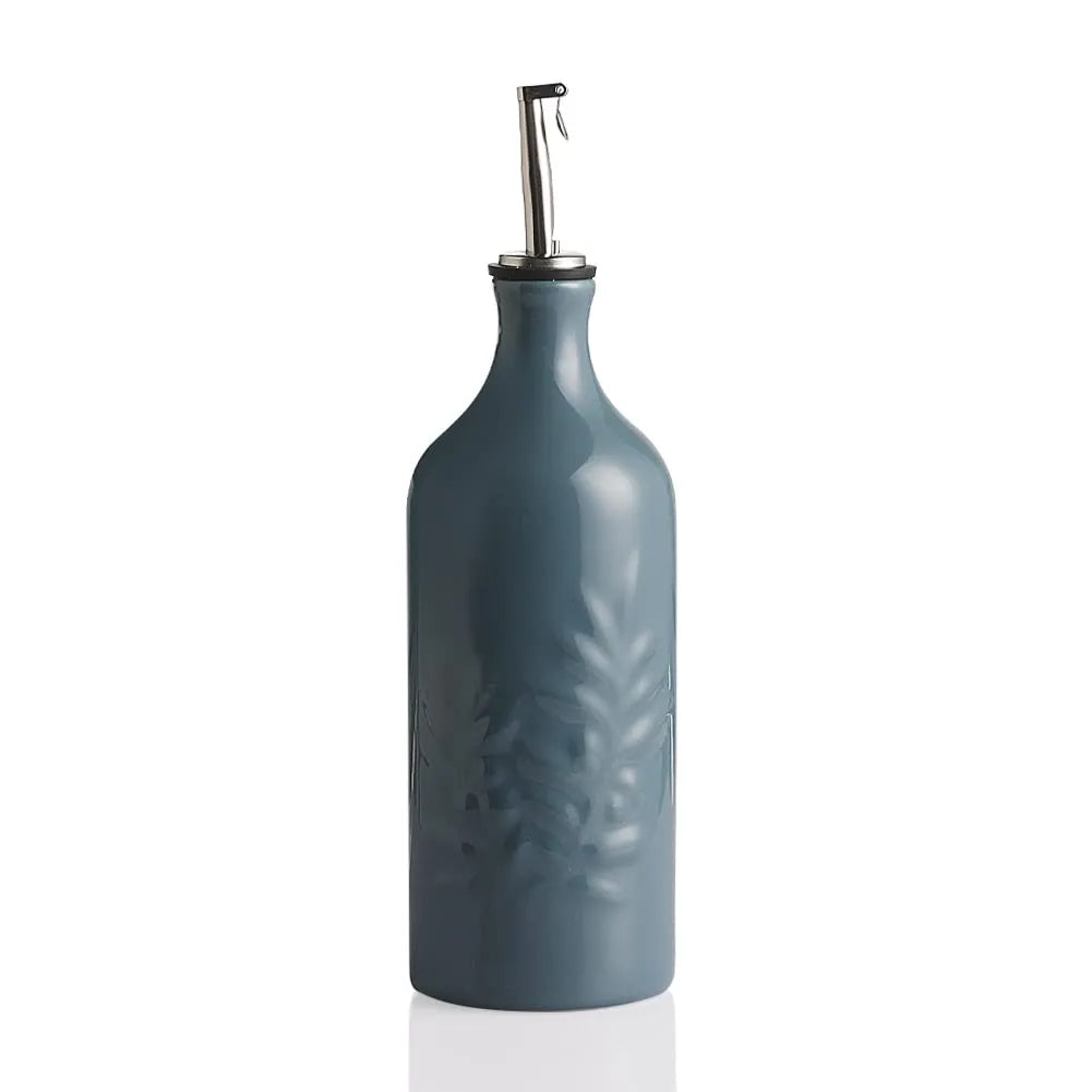 Sweejar Ceramic Olive Oil Dispenser Bottle | Storage Oil, Vinegar, Soy Sauce, Coffee Syrup, Liquids