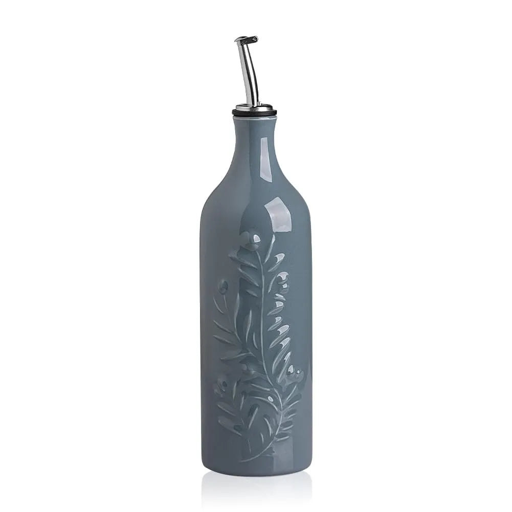 Sweejar 24 Oz Ceramic Olive Oil Dispenser Bottle with Spout