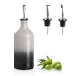 Sweejar Ceramic Olive Oil Dispenser Bottle | Storage Oil, Vinegar, Coffee Syrups