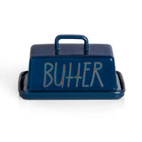 Sweejar Ceramic Butter Dish with Handle Lid | 7.3 Inch
