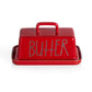 Sweejar Ceramic Butter Dish with Handle Lid | 7.3 Inch