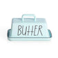 Sweejar Ceramic Butter Dish with Handle Lid | 7.3 Inch
