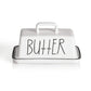 Sweejar Ceramic Butter Dish with Handle Lid | 7.3 Inch