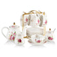 SWEEJAR Porcelain Tea Sets British Royal Series
