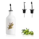 Sweejar Ceramic Olive Oil Dispenser Bottle | Storage Oil, Vinegar, Coffee Syrups