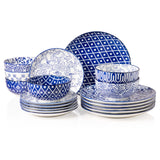 Sweejar Ceramic Dinnerware Sets | Blue and White Porcelain