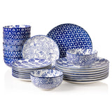 Sweejar Ceramic Dinnerware Sets | Blue and White Porcelain