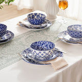 Sweejar Ceramic Dinnerware Sets | Blue and White Porcelain