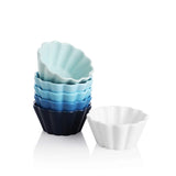 Sweejar Porcelain Ramekins for Creme Brulee | Set of 6