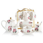 SWEEJAR Porcelain Tea Sets British Royal Series