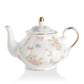 Sweejar Ceramic Teapot with Infuser | Blooming, Loose Tea, Coffee Pot