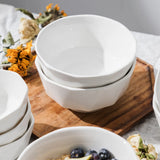 Sweejar Ceramic Bowl Set | 26 Oz for Cereal, Salad, Pasta, Soup | Set of 6