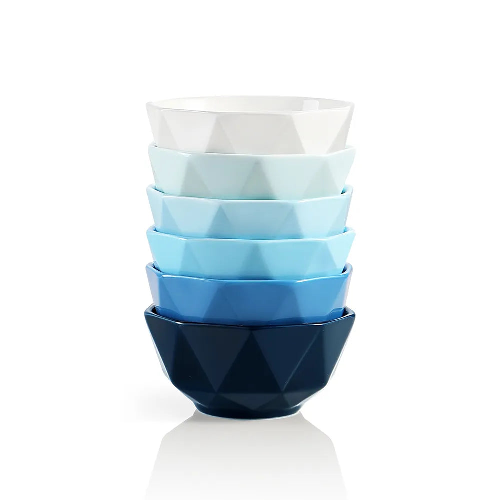 Sweejar Ceramic Bowl Set | 26 Oz for Cereal, Salad, Pasta, Soup | Set of 6