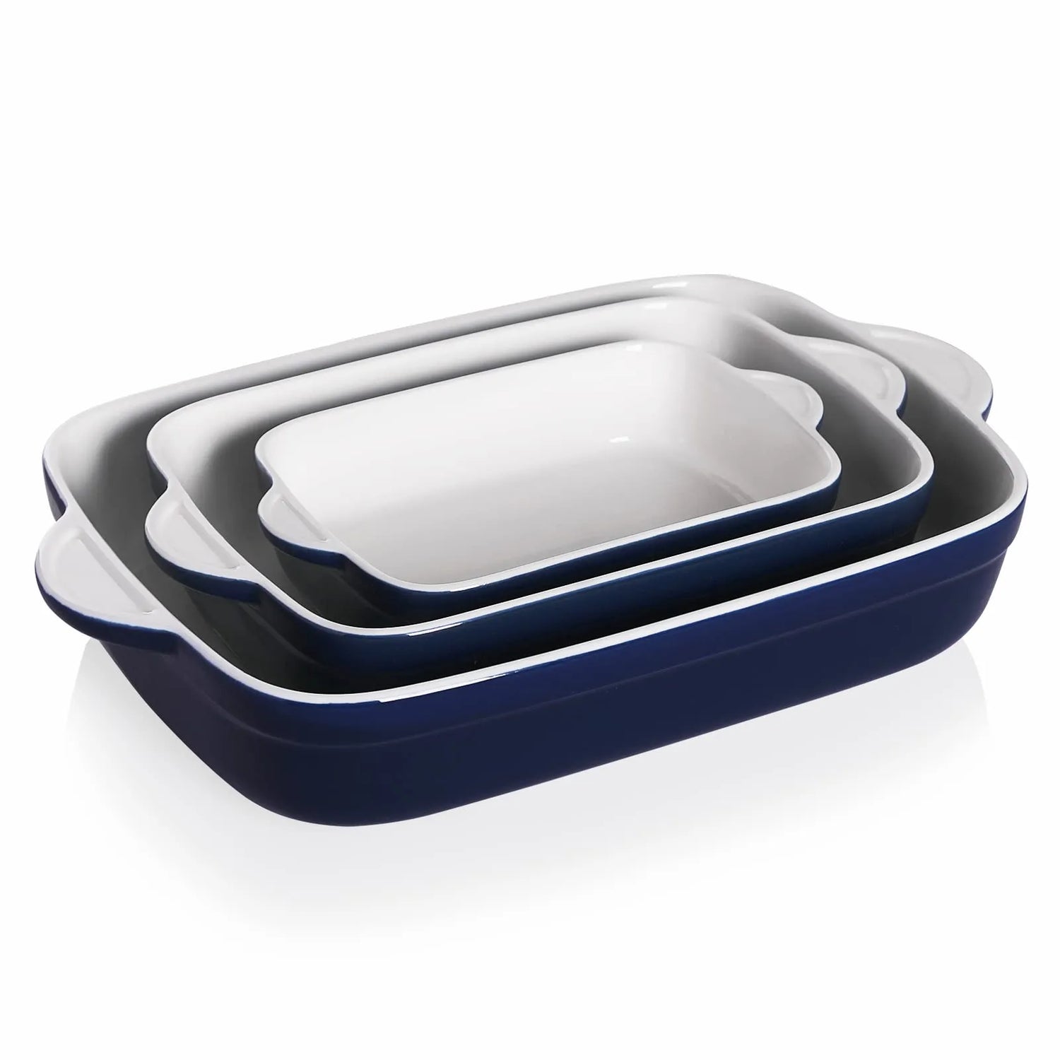 Sweejar Ceramic Bakeware Casserole Dishes for Oven | Set of 3