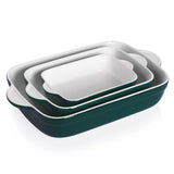 Sweejar Ceramic Bakeware Casserole Dishes for Oven | Set of 3