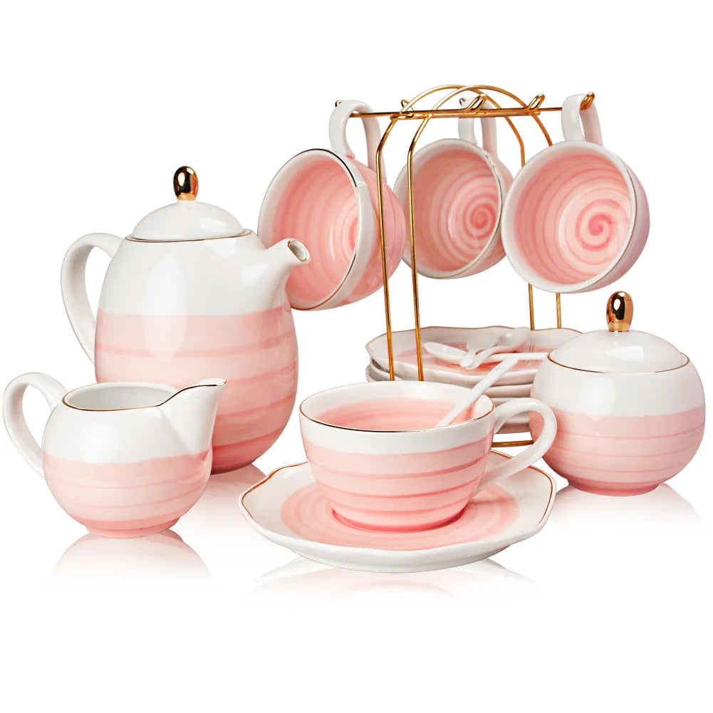 SWEEJAR Porcelain Tea Sets | Tea Coffee Afternoon Party