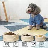 SWEEJAR Ceramic Dog Food Dishes