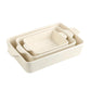SWEEJAR Ceramic Bakeware Set, Rectangular Baking Dish Lasagna Pans for Cooking, Kitchen, Cake Dinner, Banquet and Daily Use, 11.8 x 7.8 x 2.75 Inches of Casserole Dishes