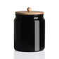 Sweejar Ceramic Kitchen Canisters | Porcelain Food Storage Jar with Airtight Seal Wooden Lid