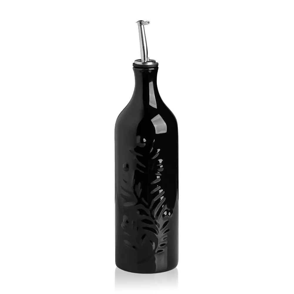 Sweejar 24 Oz Ceramic Olive Oil Dispenser Bottle with Spout