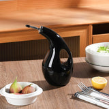 Sweejar Ceramic Olive Oil Bottle Dispenser | Storage Vinegar, Coffee Syrups, Liquids | 24 Oz