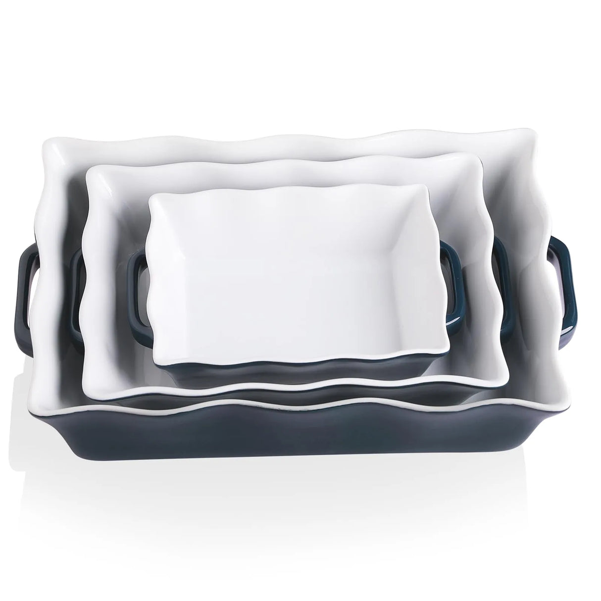 Sweejar Casserole Baking Dishes for Oven | Ceramic Bakeware Set of 3