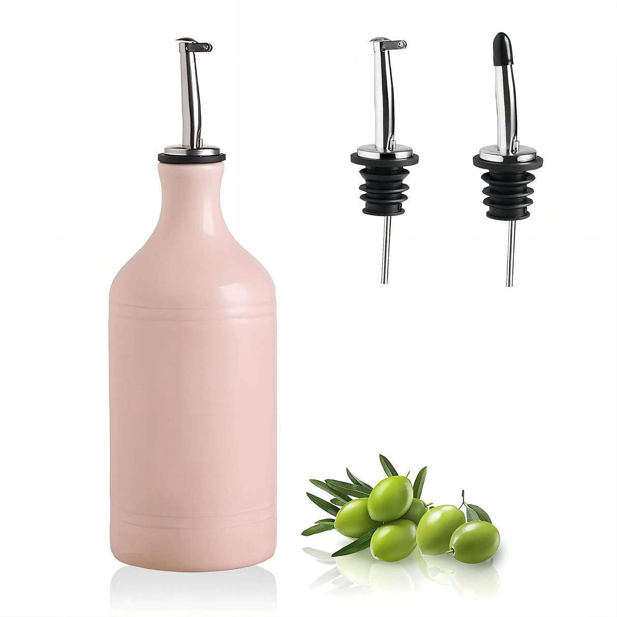 Sweejar Ceramic Olive Oil Dispenser Bottle | Storage Oil, Vinegar, Coffee Syrups