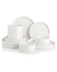 Sweejar White Ceramic Dinnerware Sets for 4 | Minimal Design