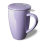 SWEEJAR Porcelain Tea Mug Cup with Infuser | 16 Fl Oz