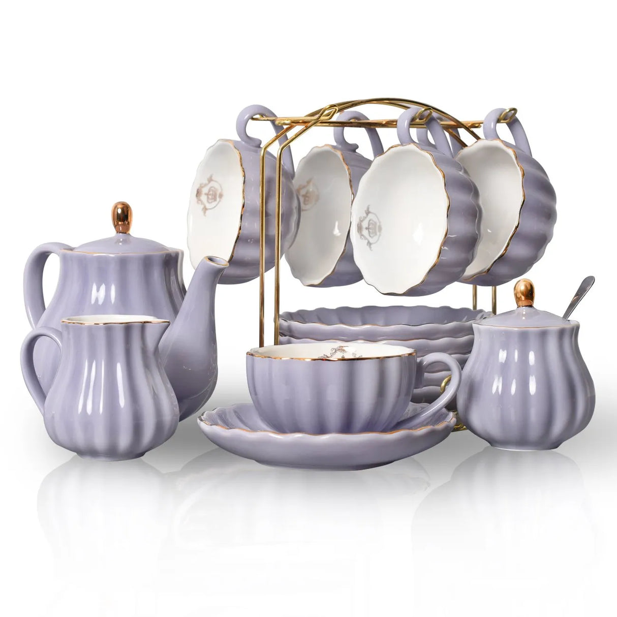 SWEEJAR Porcelain Tea Sets British Royal Series