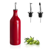 Sweejar Ceramic Olive Oil Dispenser Bottle | Storage Oil, Vinegar, Coffee Syrups