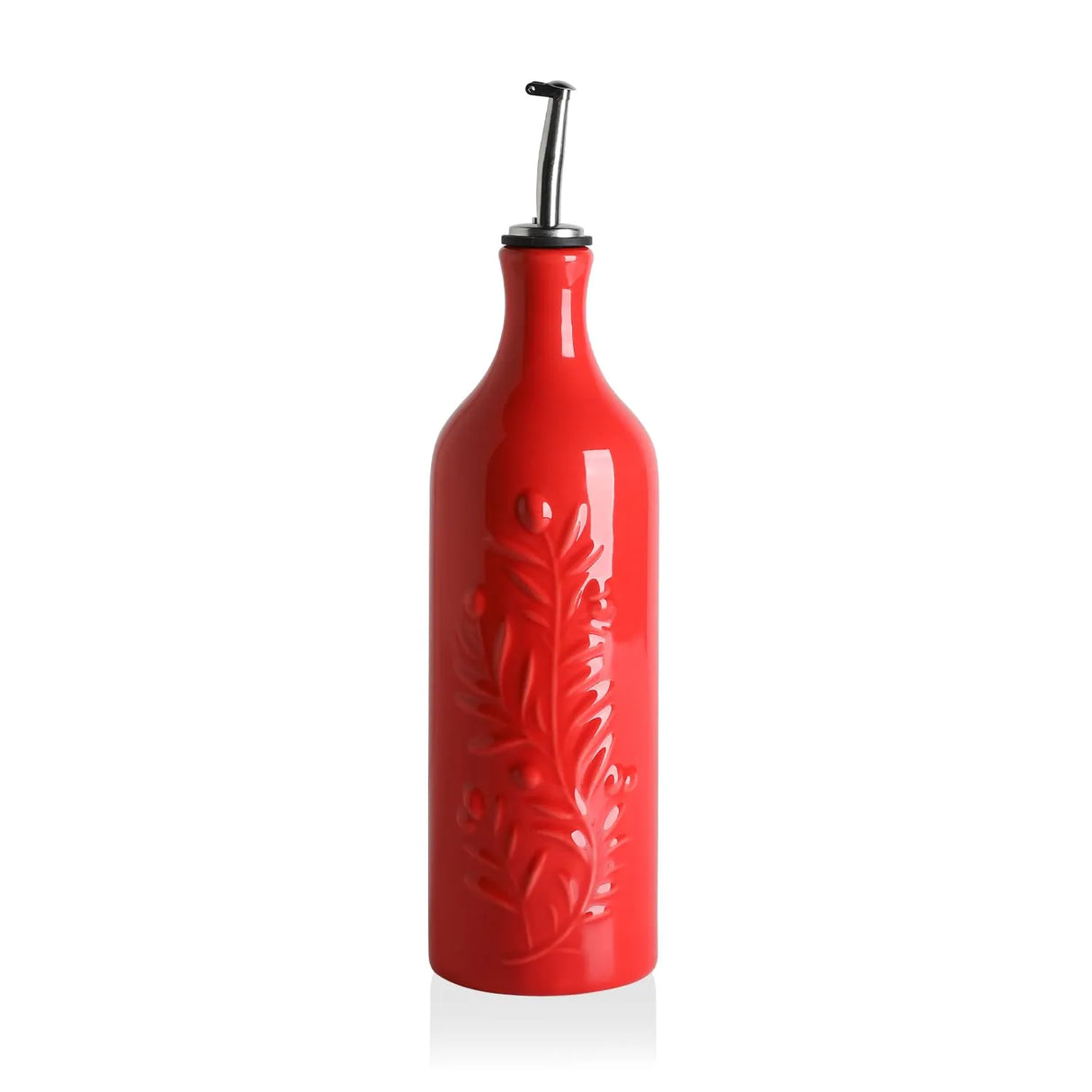 Sweejar 24 Oz Ceramic Olive Oil Dispenser Bottle with Spout