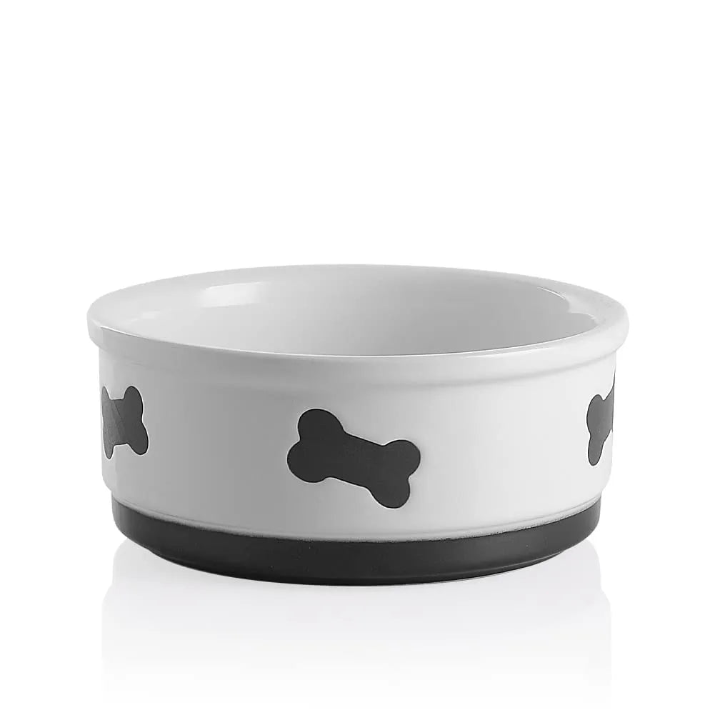 Sweejar Ceramic Dog Bowl |  Porcelain Pet Bowl