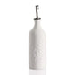 Sweejar Ceramic Olive Oil Dispenser Bottle | Storage Oil, Vinegar, Soy Sauce, Coffee Syrup, Liquids