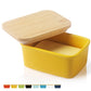 Sweejar Home Porcelain Butter Dish with Lid