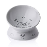 Sweejar Ceramic Raised Cat Bowls