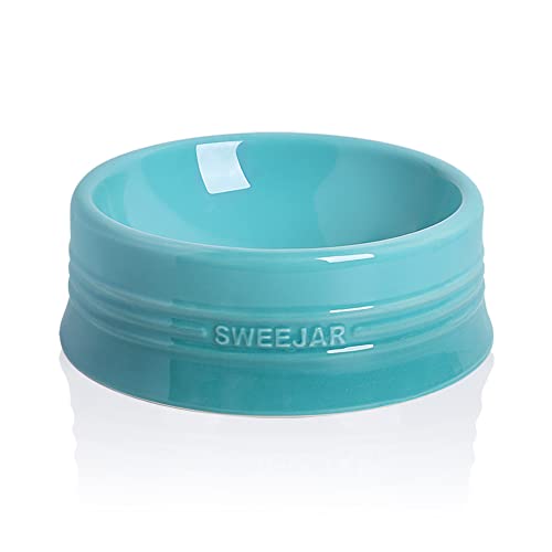 SWEEJAR Gradient Dog Bowl, Ceramic Dog Food Dish for Large Dogs and Large Cat, Porcelain Pet Bowl for Food and Water