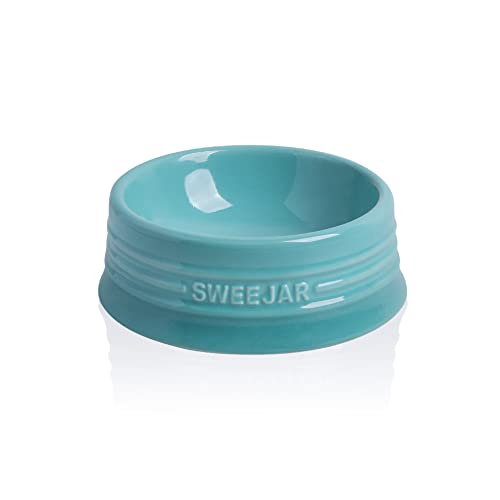 SWEEJAR Gradient Dog Bowl, Ceramic Dog Food Dish for Large Dogs and Large Cat, Porcelain Pet Bowl for Food and Water