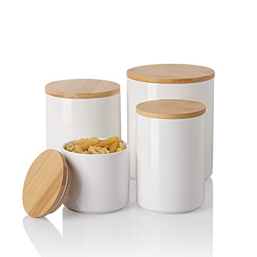 jars ceramic セット Better Homes & Gardens Ceramic 3-Piece Textured Stackable