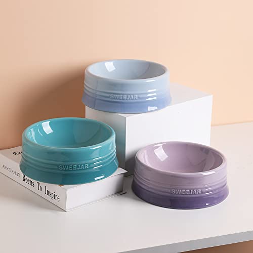 SWEEJAR Ceramic Dog Food Dishes