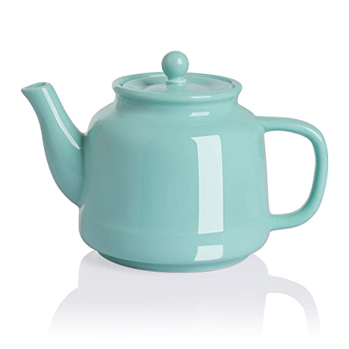 SWEEJAR Porcelain Teapot with Infuser and Lid | 30 OZ
